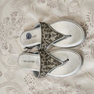 Brand new sparkling sandals for women.